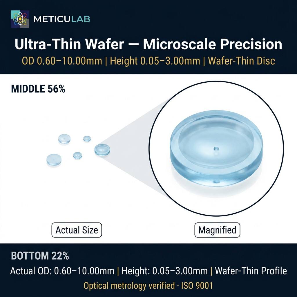METICULAB™ Precision Sapphire Micro Hole Component | 0.03-0.18mm ID | ±0.002mm | Water Jet & HPLC