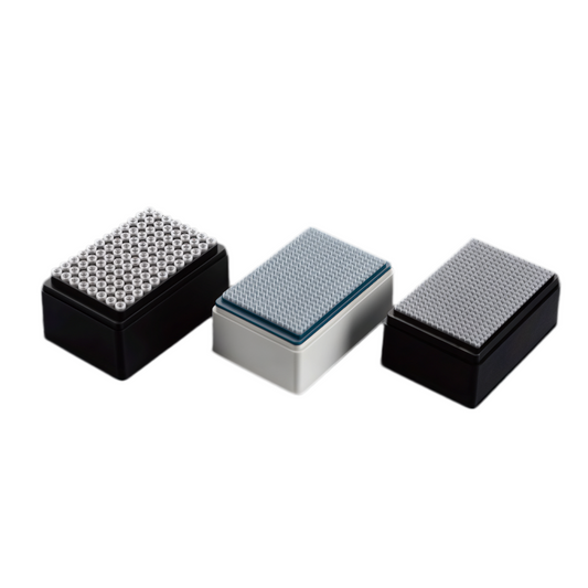 Agilent Bravo compatible automation tips – conductive (black), filtered, and standard (clear) options for liquid level detection, contamination control, and routine liquid handling. For research use only.