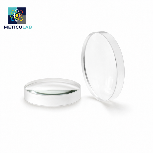 METICULAB UV-Grade CaF₂ Biconcave Meniscus Lens