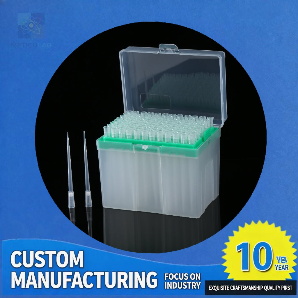METICULAB™ 200μL Extra-Long Filter Pipette Tips | 90mm Design for Deep-Well Plates - Sterile, Low Retention
