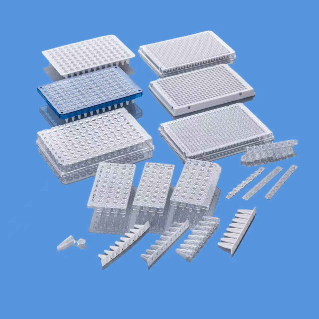 PCR Plates, Tubes & Sealing Films – Ultra-Thin Walls, Dual-Material Options