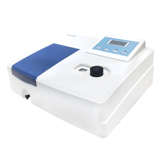 722G visible spectrophotometer for routine quantitative analysis in teaching labs and industrial QC, wavelength range 325-1000 nm
