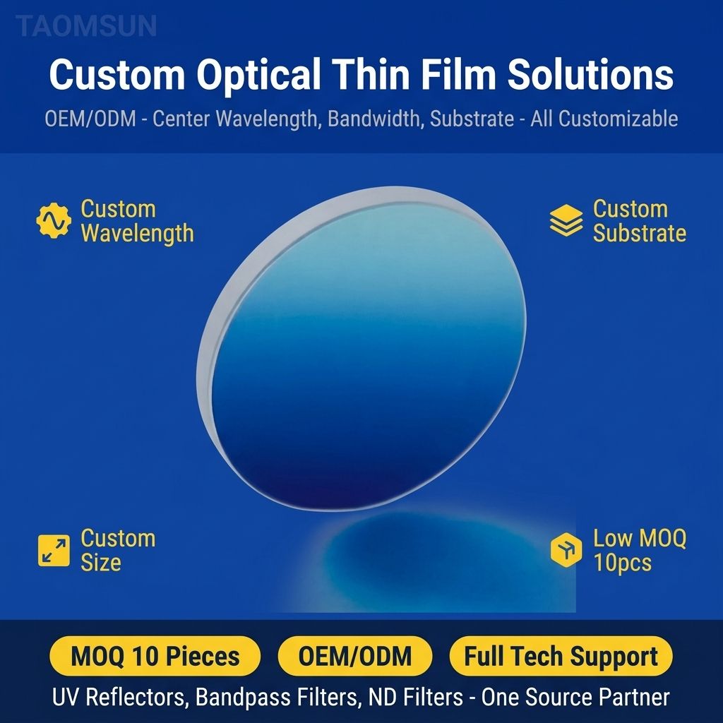 Variable Neutral Density ND Filter 190nm-1500nm Linear/Circular Gradient for Laser Attenuation | METICULAB