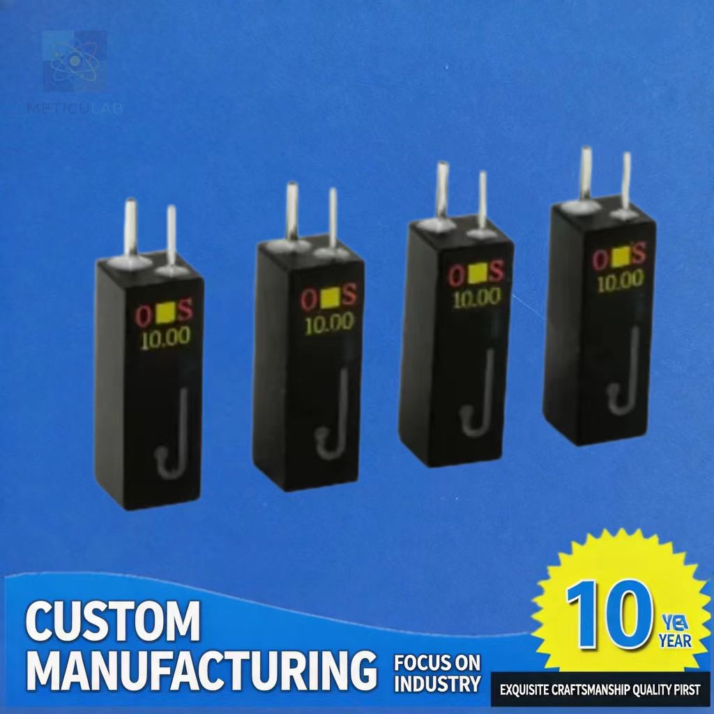 Optical Glass Flow Cell 32μL | 10mm Path Length | Visible Spectrum 380-780nm | Custom OEM Service