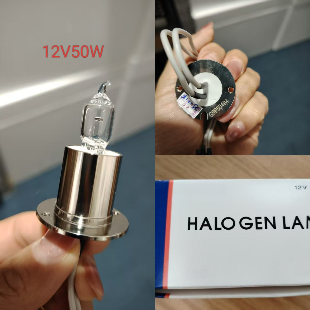 히타치/도시바 임상 화학 분석기용 12V20W 할로겐 램프