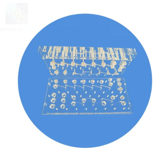 Индивидуальная микрофлюидная чипа PMMA | Поставщик из Кореи - Meticulab