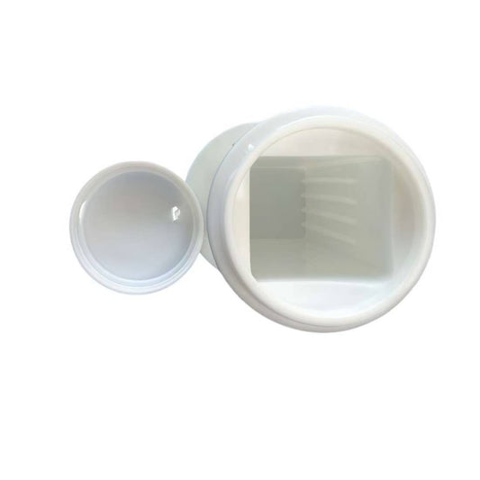 Plastic 5-slide staining jar for histology and pathology laboratories, chemical-resistant polypropylene