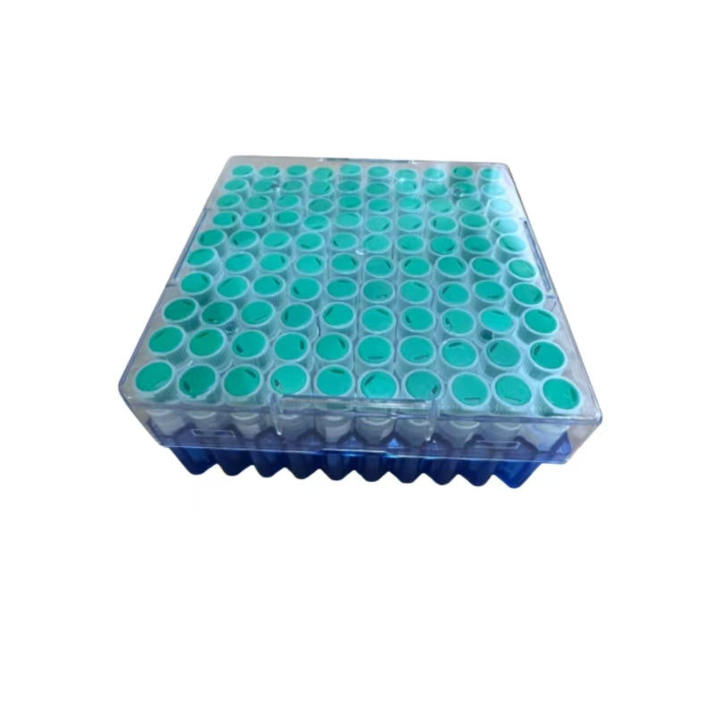 MET-CB100 100-Well Cryo Box - PC/PP/Paper Liquid Nitrogen Freezer Box