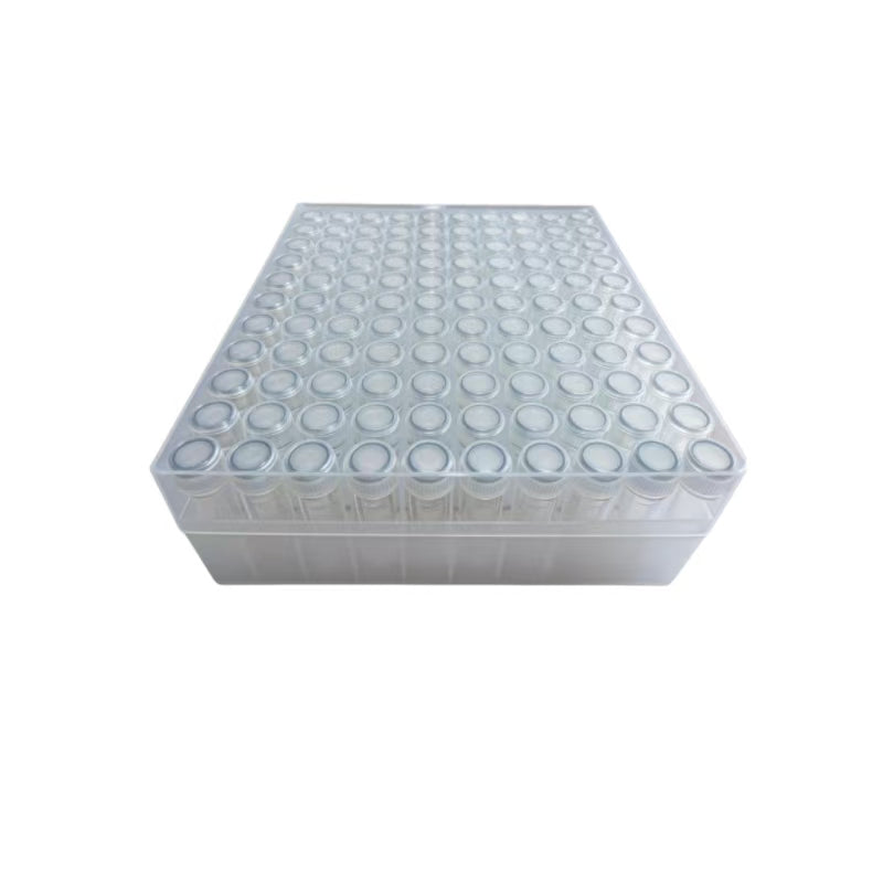 MET-CB100 100-Well Cryo Box - PC/PP/Paper Liquid Nitrogen Freezer Box