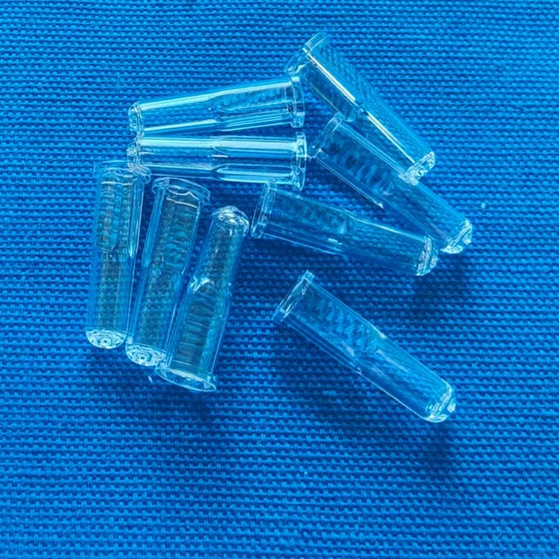 PS Optical Disposable Sample Cuvette, Round & Square Hole Transparent Testing Spare Parts Compatible with CS300 Laboratory Analyzer | METICULAB