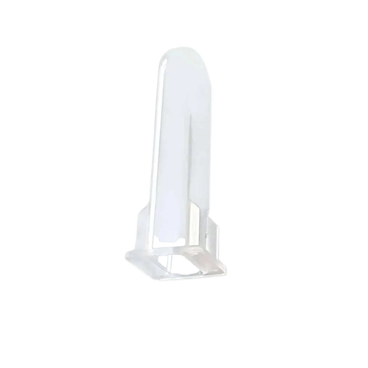 Reaction cup with base for cleanroom precision-molded chemiluminescence reaction cup compatible with XP and AT analyzers