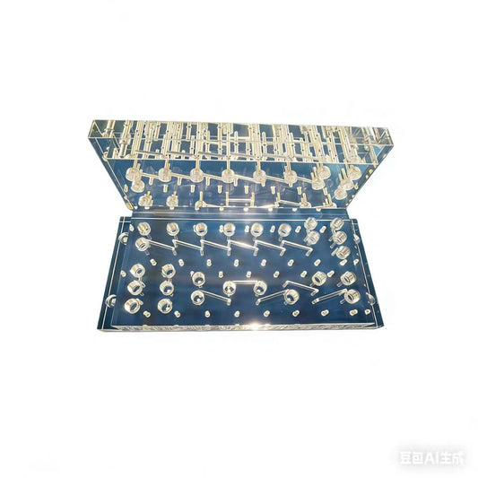 Multi-cavity precision mold for microfluidic and medical biochemical analysis instruments