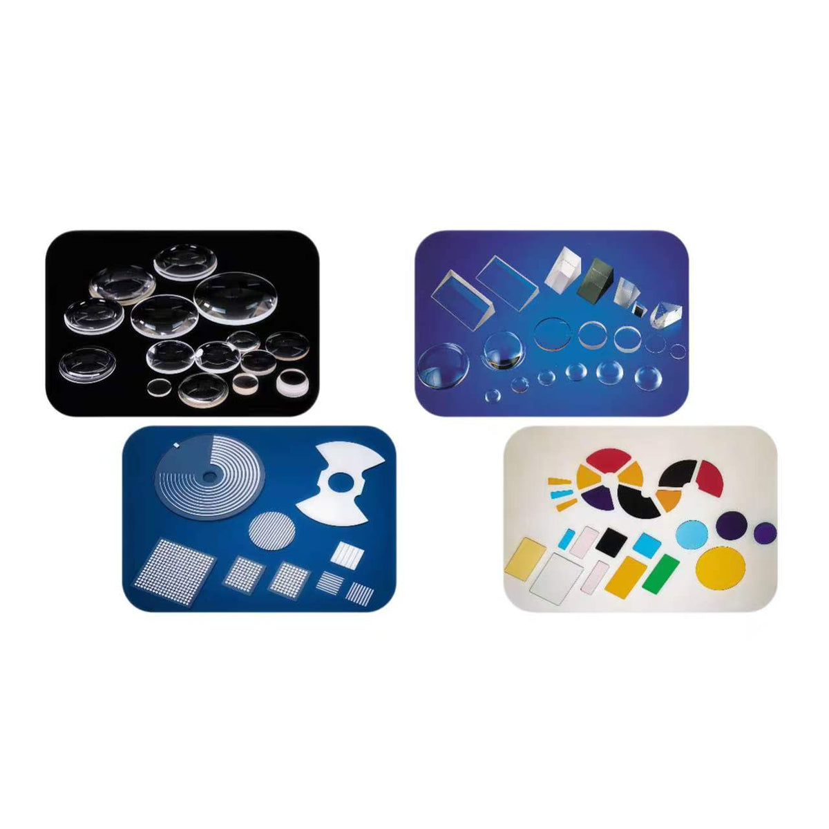 Optical Glass Components Precision Optical Components – Lenses, Prisms, Mirrors & Custom ...