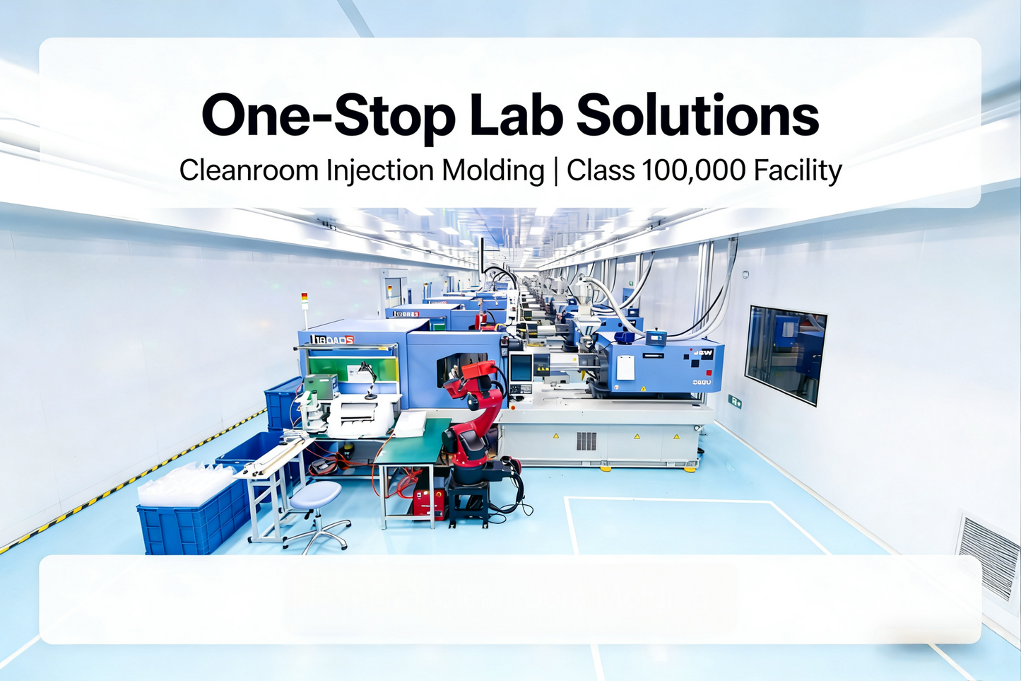 Pipette tips manufactured in ISO-certified cleanroom facilities, ensuring DNase/RNase-free and certified clean quality