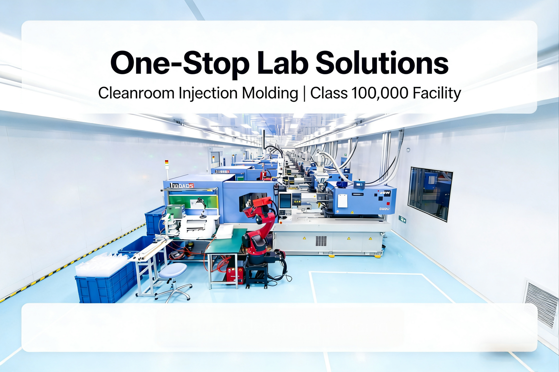 Pipette tips manufactured in ISO-certified cleanroom facilities, ensuring DNase/RNase-free and certified clean quality
