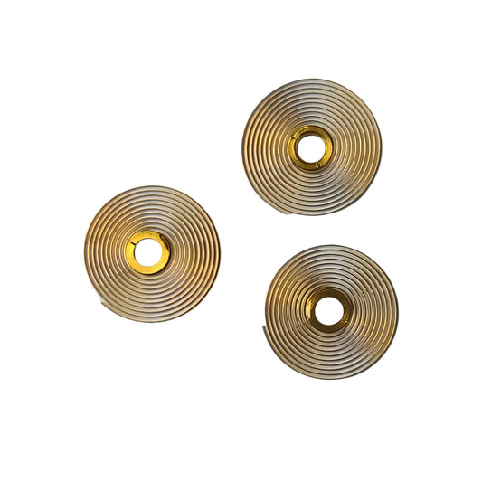 Precision hairspring for mechanical and electrical instruments, tin bronze material, Φ7-30mm outer diameter