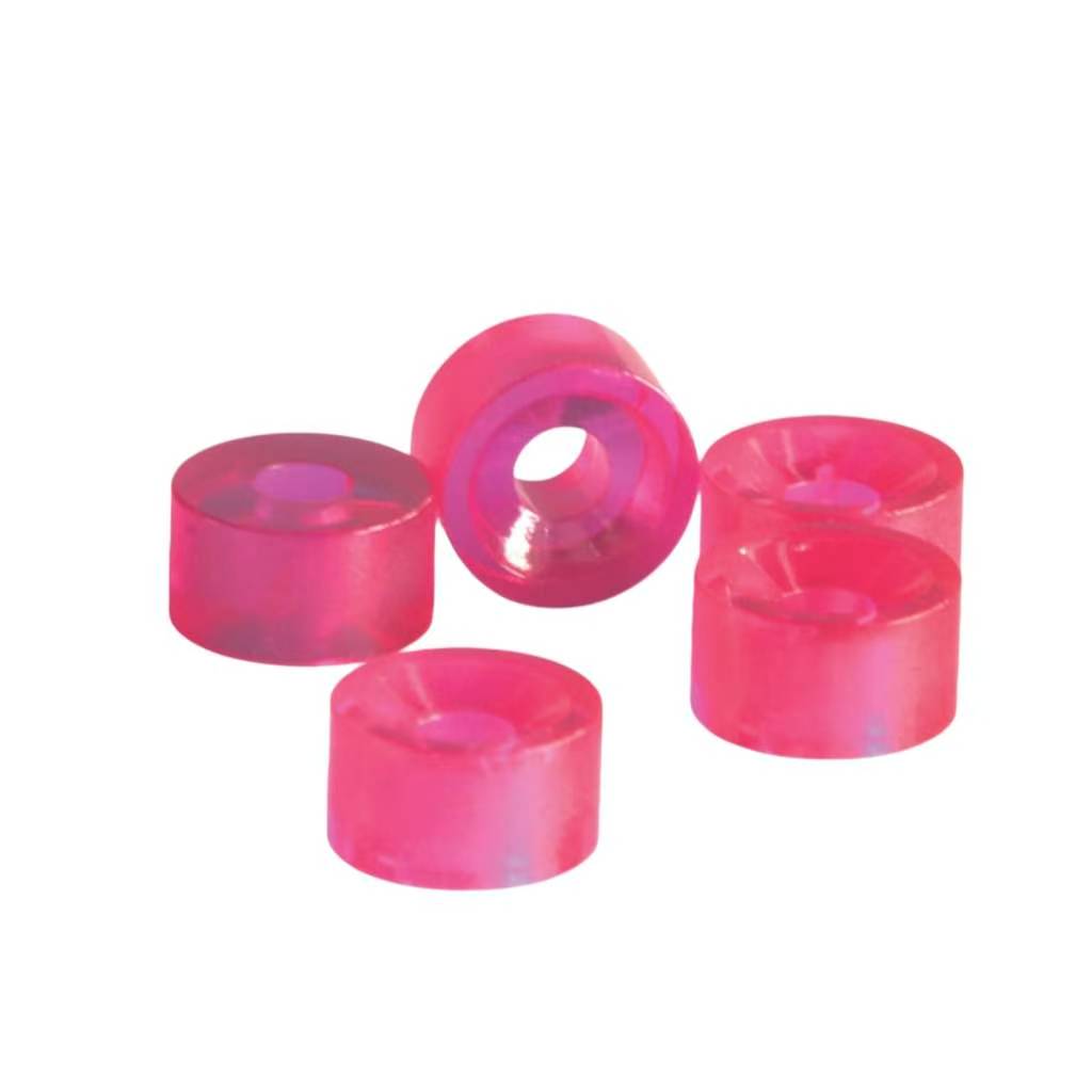 Ruby bearing through-hole component for precision fluid control