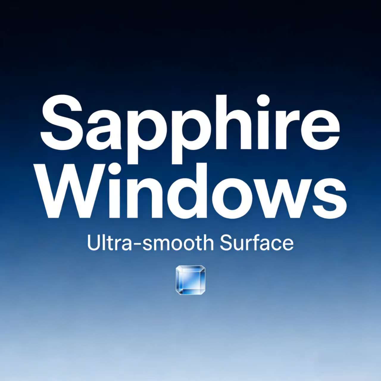Sapphire windows with ultra-smooth surface, custom sapphire machining service